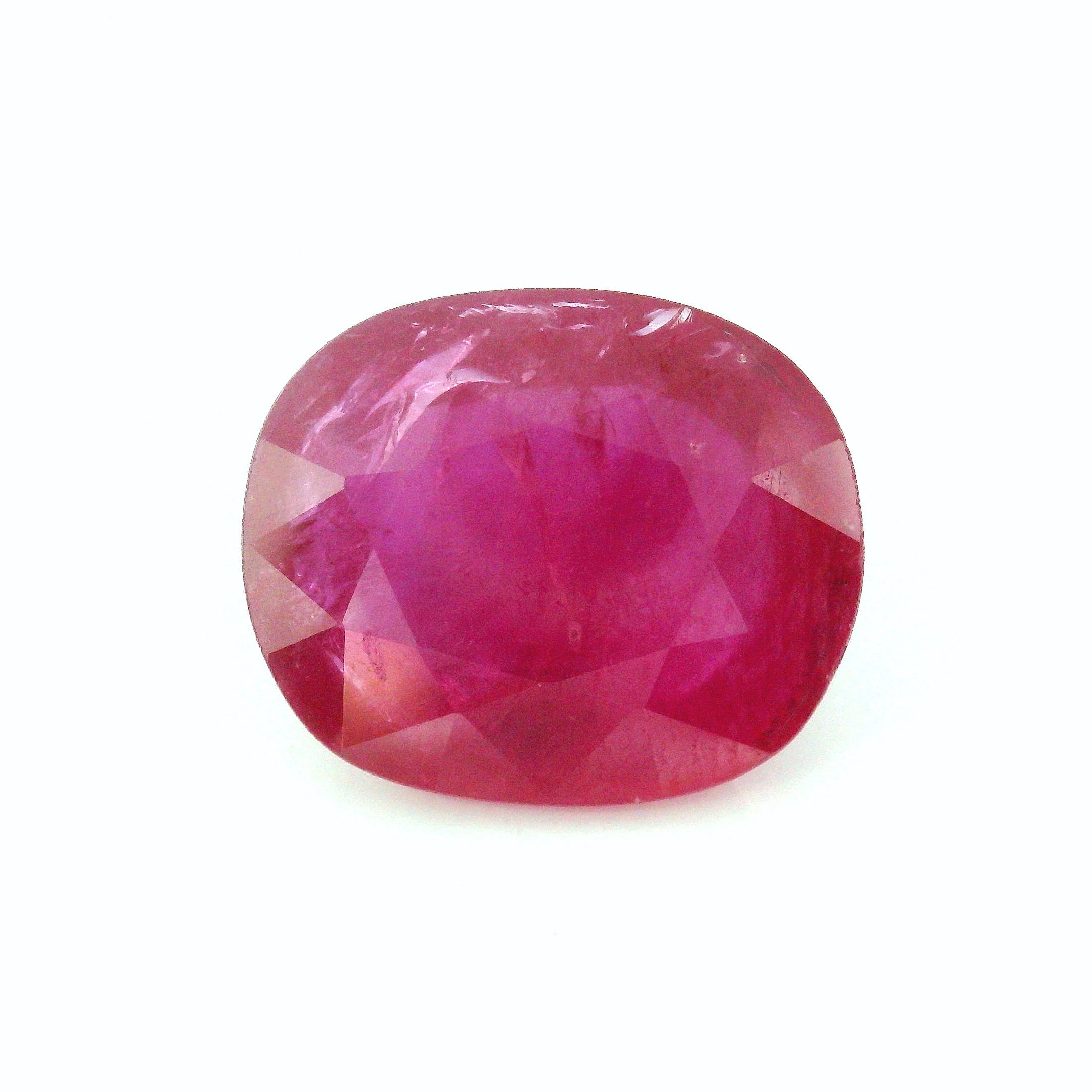 9.80 ct Cushion Red Natural Ruby